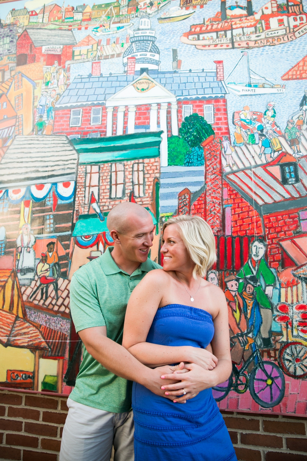 Maryland Engagement photography - Engagement Photos at City Dock Annapolis