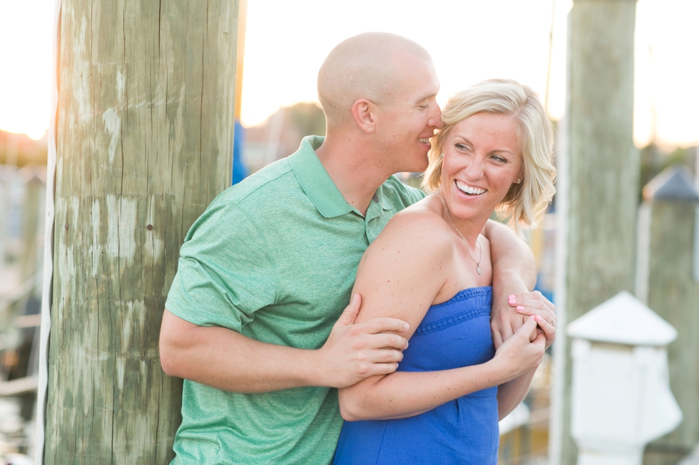 Maryland Engagement photography - Engagement Photos at City Dock Annapolis