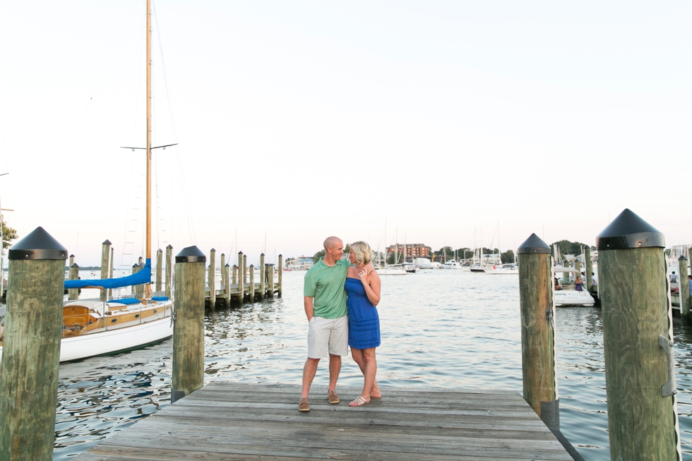 Maryland Engagement photography - Engagement Photos at City Dock Annapolis