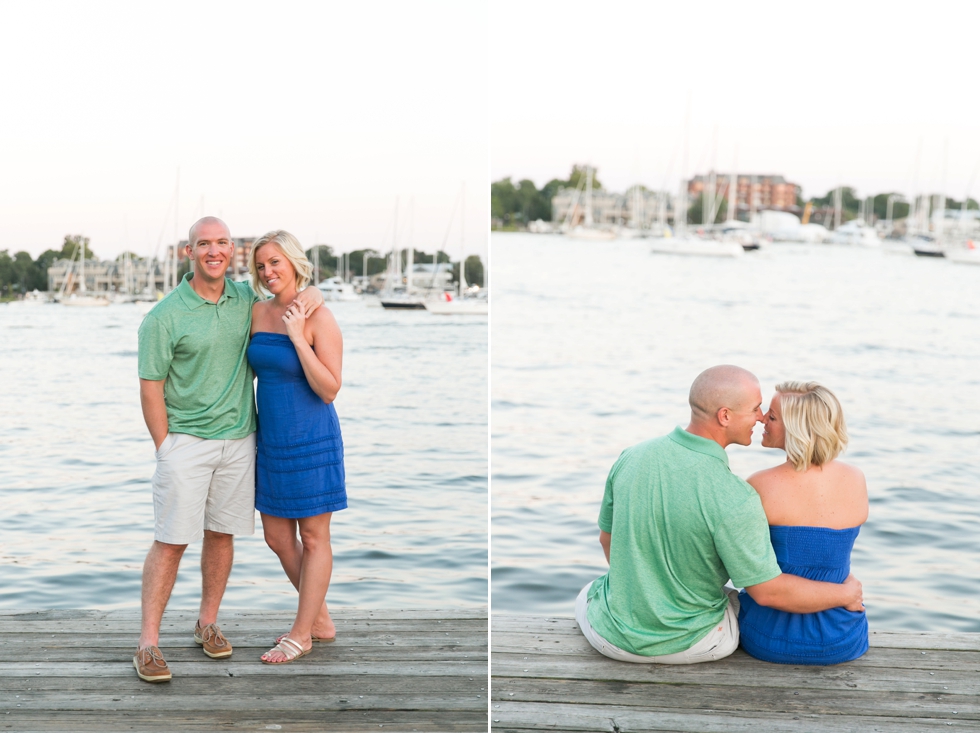 Maryland Engagement photography - Engagement Photos at City Dock Annapolis