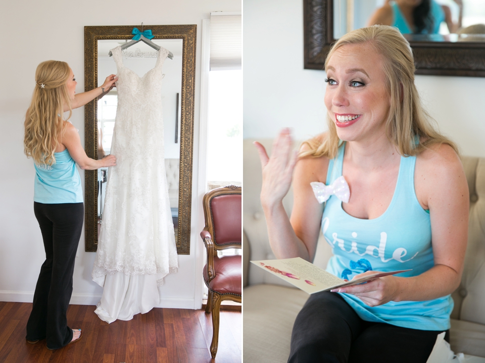 Wedding photographer in Philadelphia - Silver Swan Bayside Bridal prep