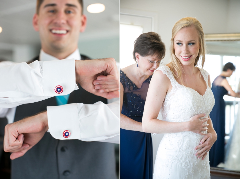 Wedding photographer in Philadelphia - Silver Swan Bayside Bridal prep