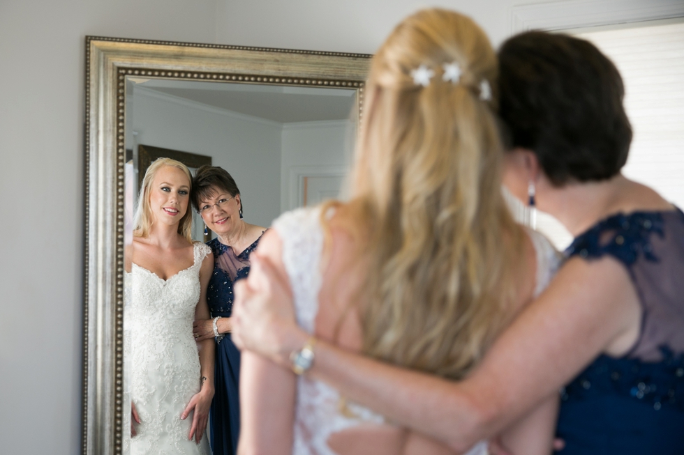 Wedding photographer in Philadelphia - Silver Swan Bayside Bridal prep