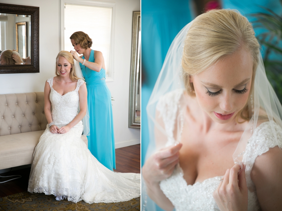 Wedding photographer in Philadelphia - Silver Swan Bayside Bridal prep