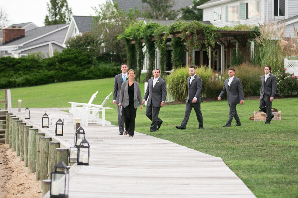 Chesapeake Bay Wedding photographer - Silver Swan Bayside Waterfront ceremony