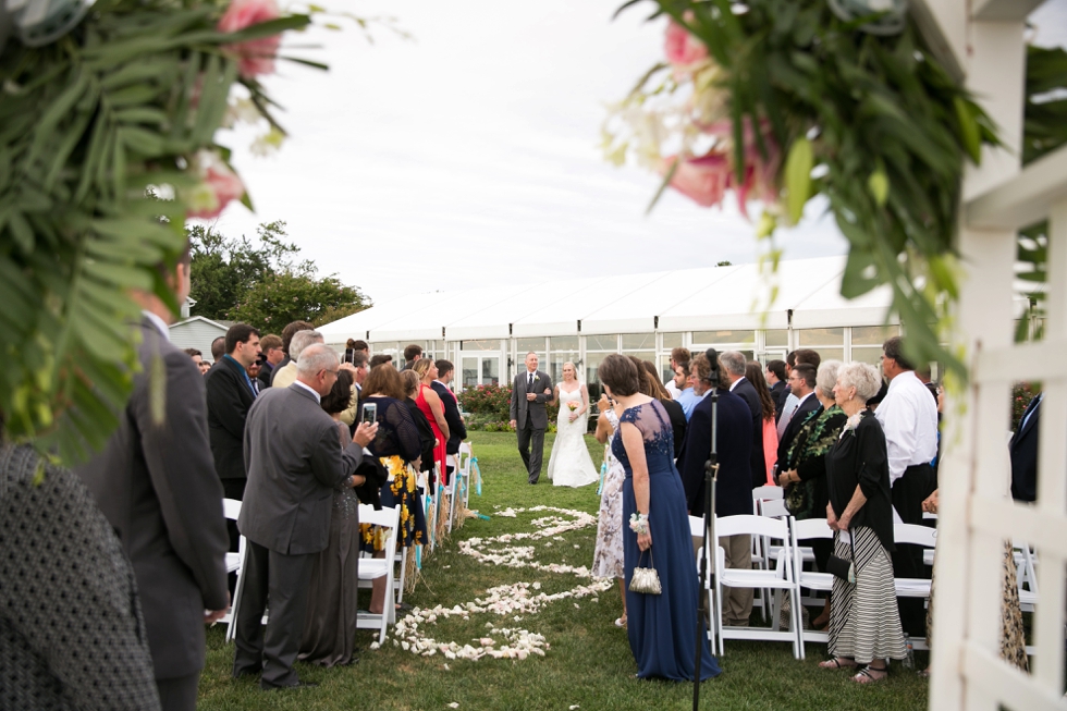 Chesapeake Bay Wedding photographer - Silver Swan Bayside Waterfront ceremony