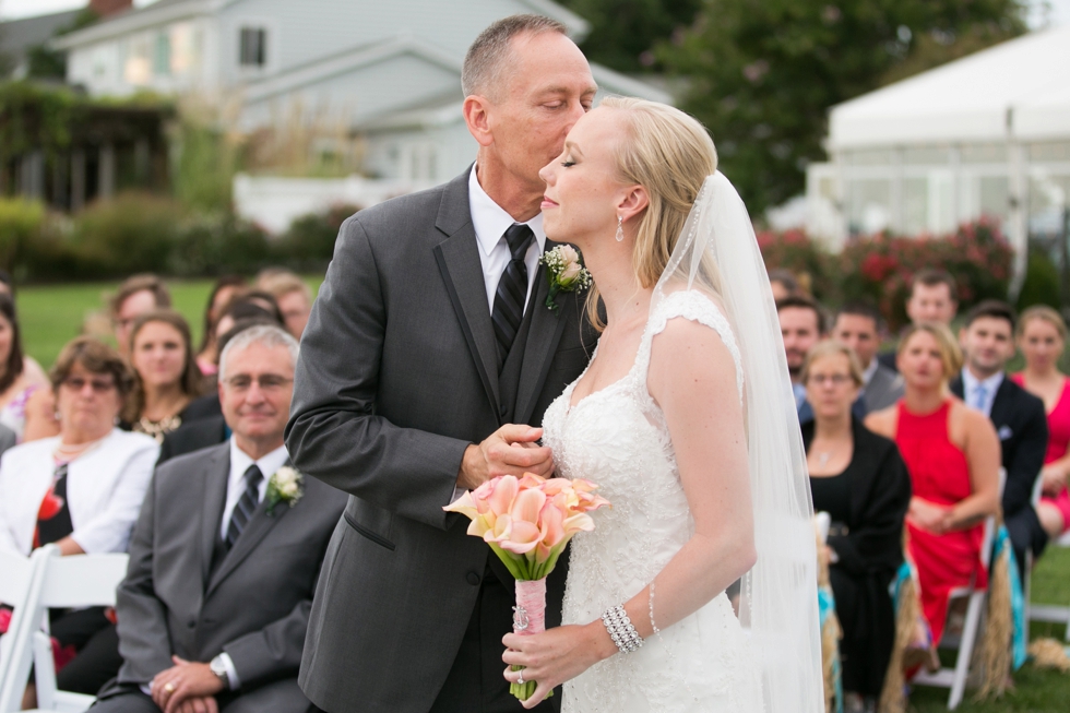 Chesapeake Bay Wedding photographer - Silver Swan Bayside Waterfront ceremony