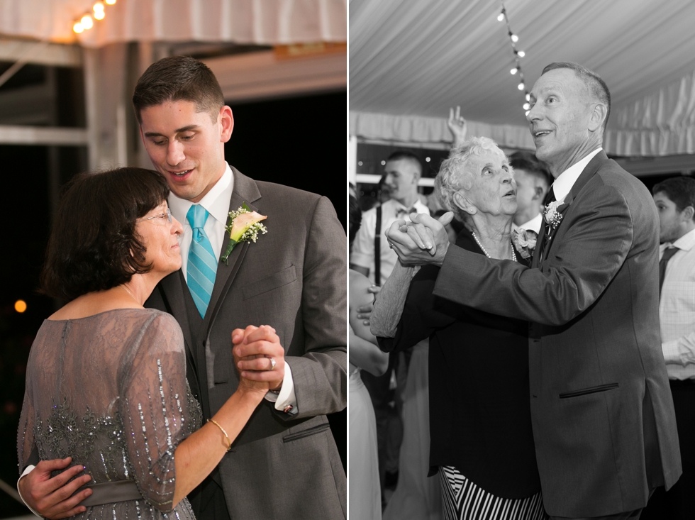 Eastern Shore Wedding Photographer - Silver Swan Bayside mother son dance