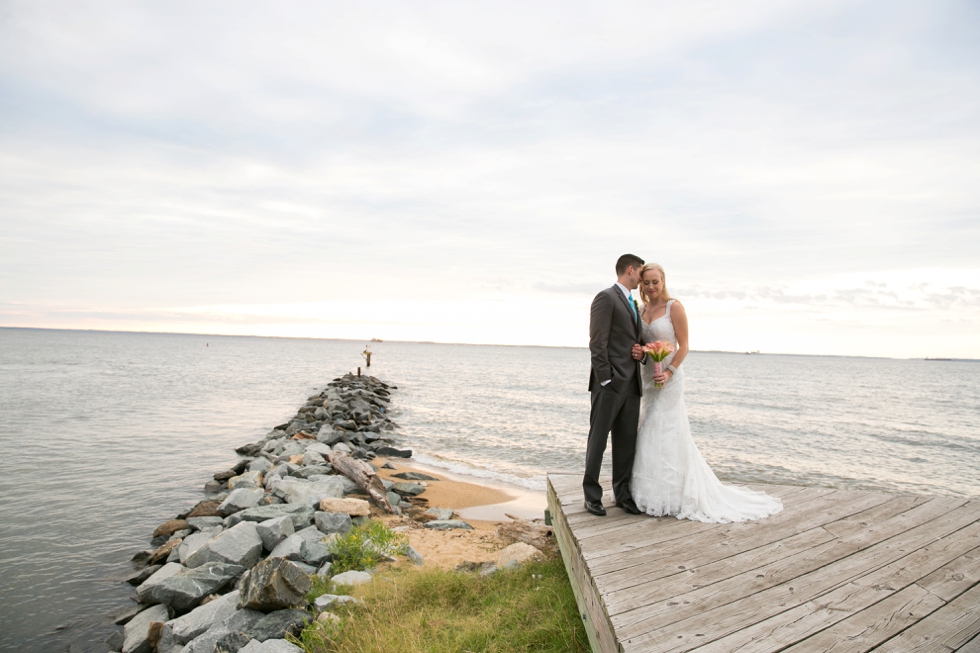 Eastern Shore Wedding Photographer - Silver Swan Bayside Sunset beach photos