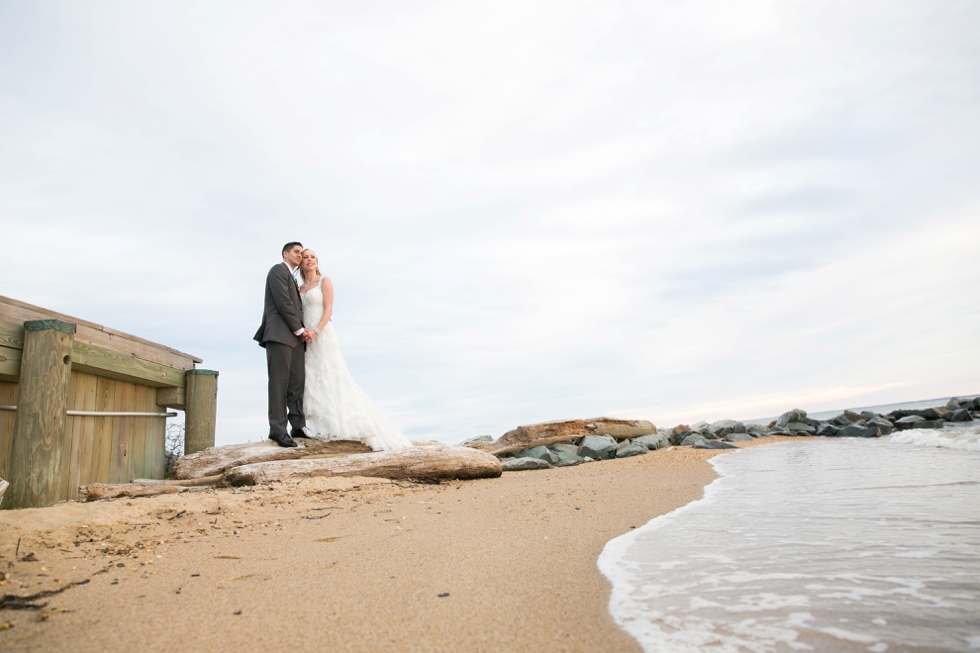 Eastern Shore Wedding Photographer - Silver Swan Bayside Sunset beach photos