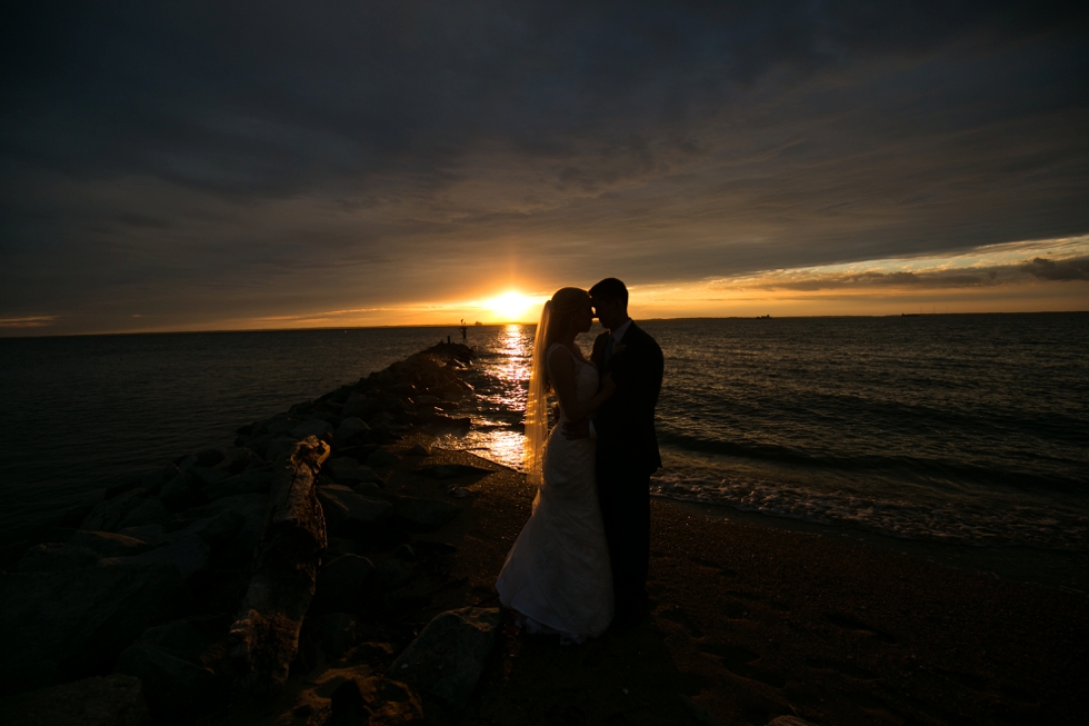 Jersey Shore Wedding Photographer - Silver Swan Bayside Sunset beach photos