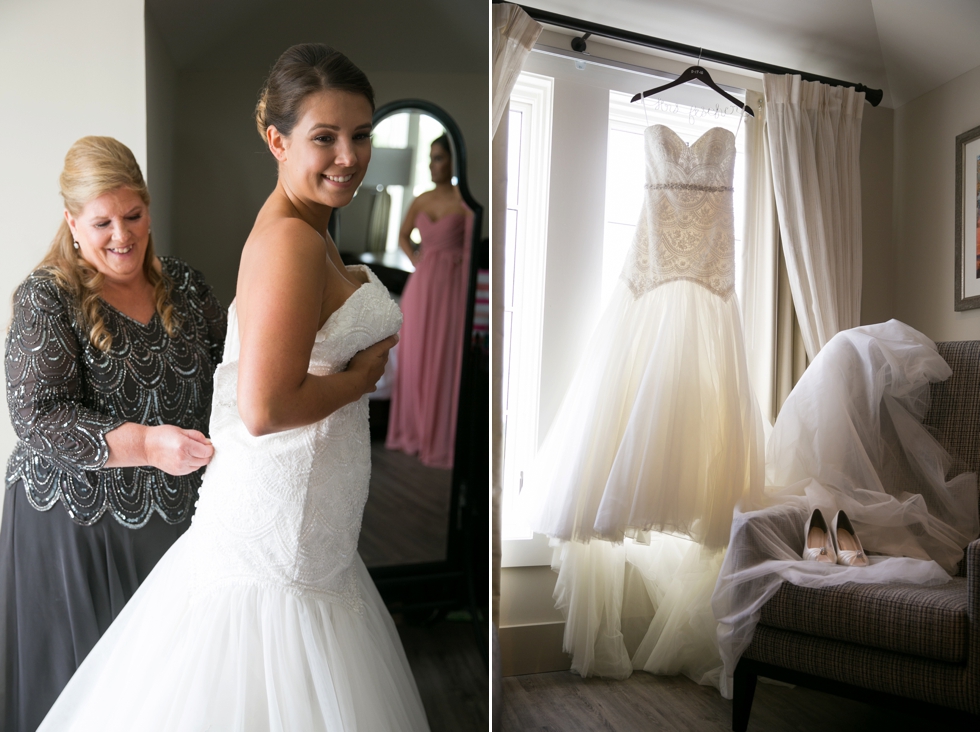 Eastern Shore Wedding - The Inn at the Chesapeake Bay Beach Club Bridal Prep