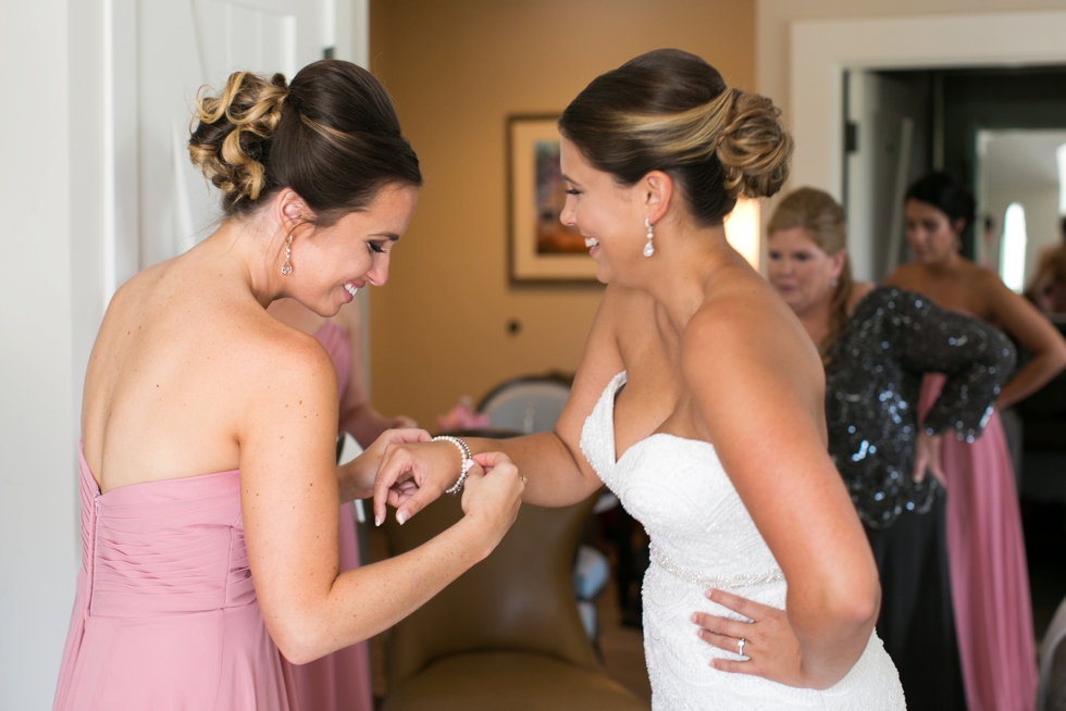 Eastern Shore Wedding - The Inn at the Chesapeake Bay Beach Club Bridal Prep