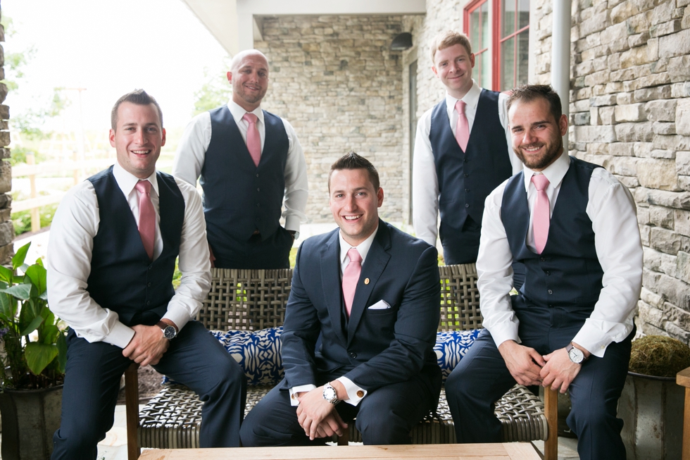 Destination Beach Wedding - Chesapeake Bay Beach Club Groomsmen - Annapolis Formal & Tuxedo