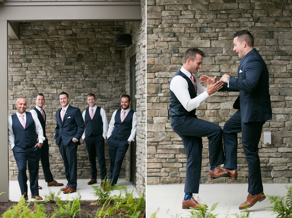 Destination Beach Wedding - Chesapeake Bay Beach Club Groomsmen - Annapolis Formal & Tuxedo