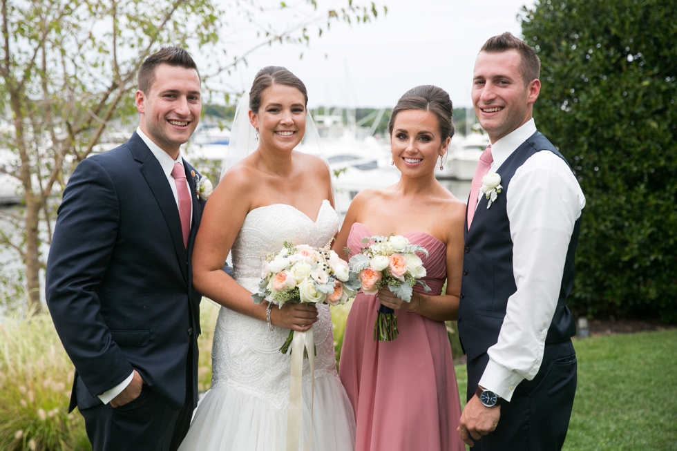 Destination Beach Wedding - Chesapeake Bay Beach Club Ceremony - Jersey Shore Wedding Photography