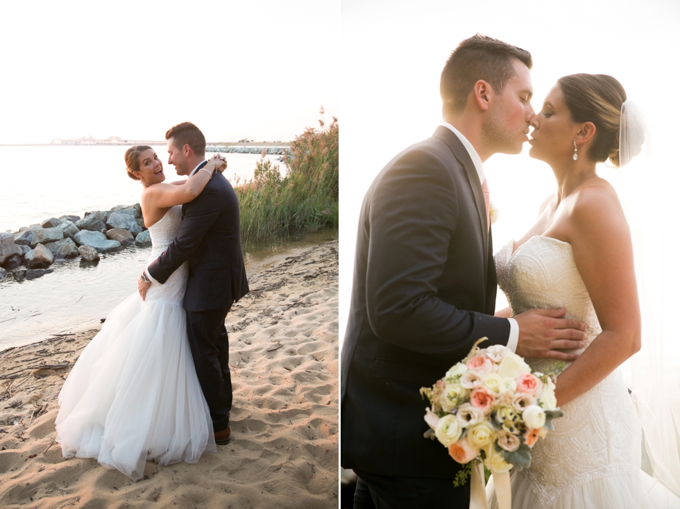 Chesapeake Bay Beach Club Sunset Wedding - Cape May Shore Wedding Photographer