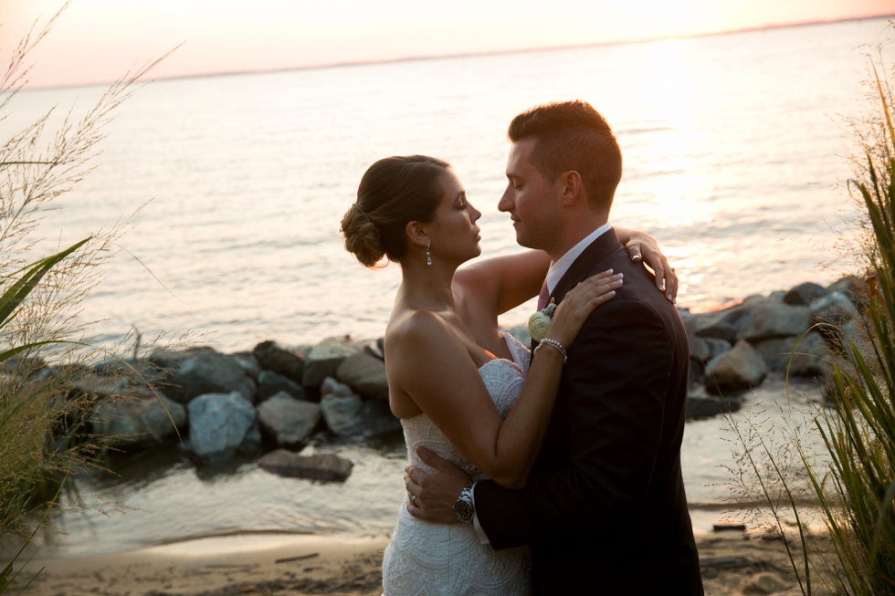 Chesapeake Bay Beach Club Sunset Wedding - Cape May Shore Wedding Photographer