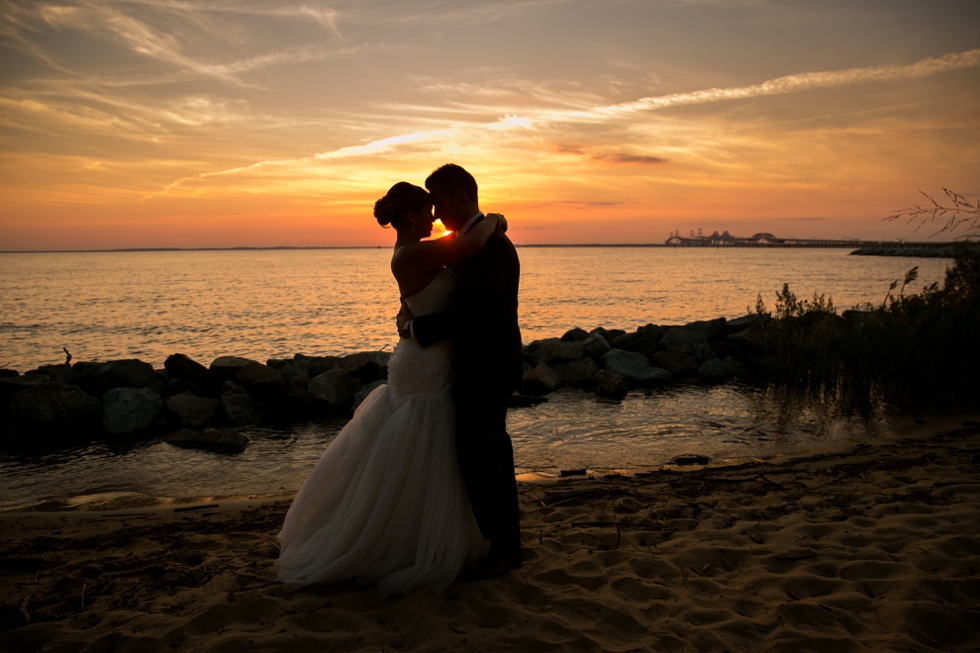 Chesapeake Bay Beach Club Sunset Wedding - Eastern Shore Wedding Photographer