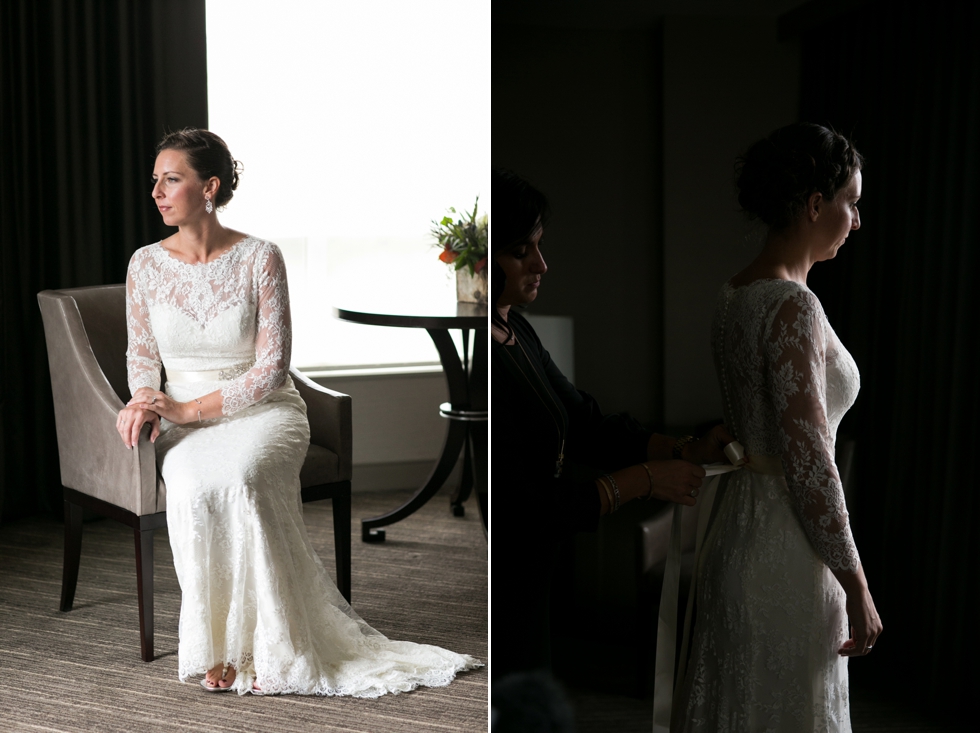 Wren Bridal Dress - Westin Hotel Philadelphia Wedding Photography