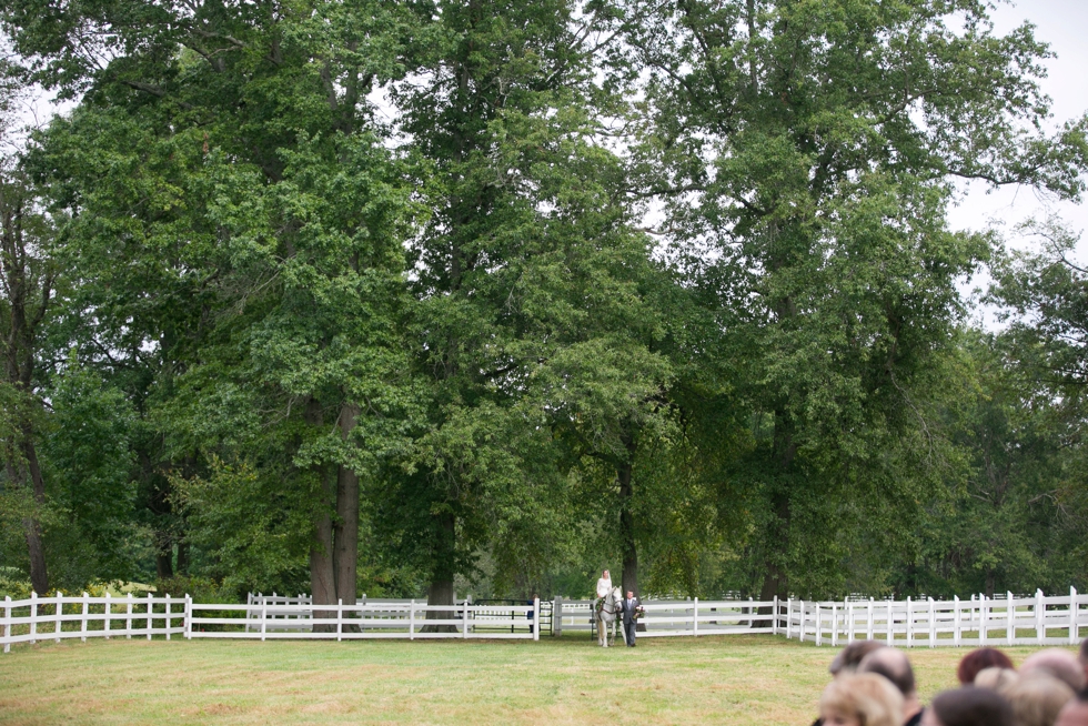 Outdoor Ranch Ceremony - Philadelphia Farm Wedding Photography