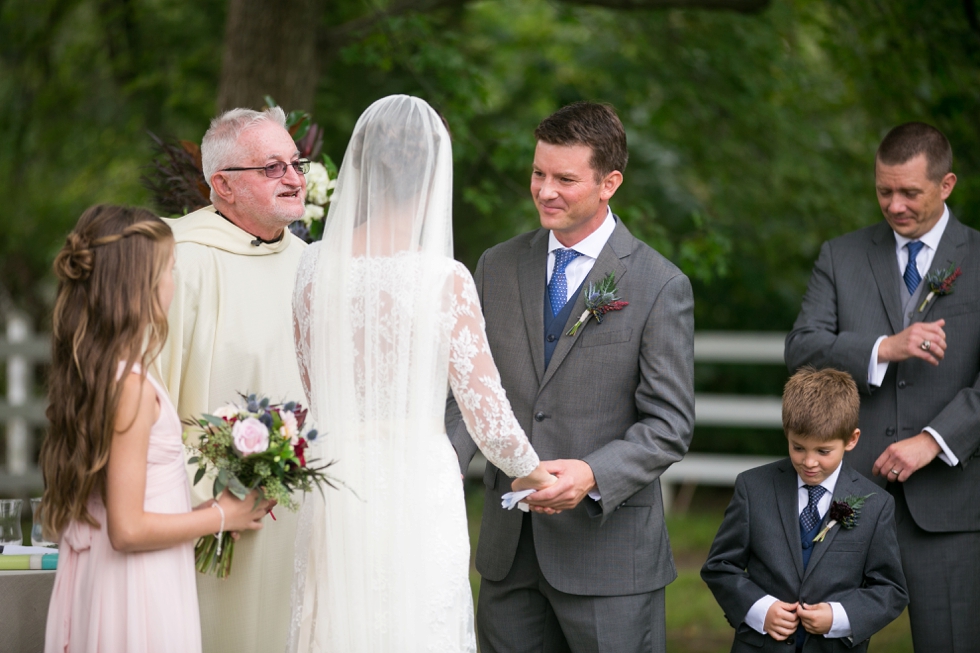 Outdoor Ranch Ceremony - Philadelphia Farm Wedding Photography