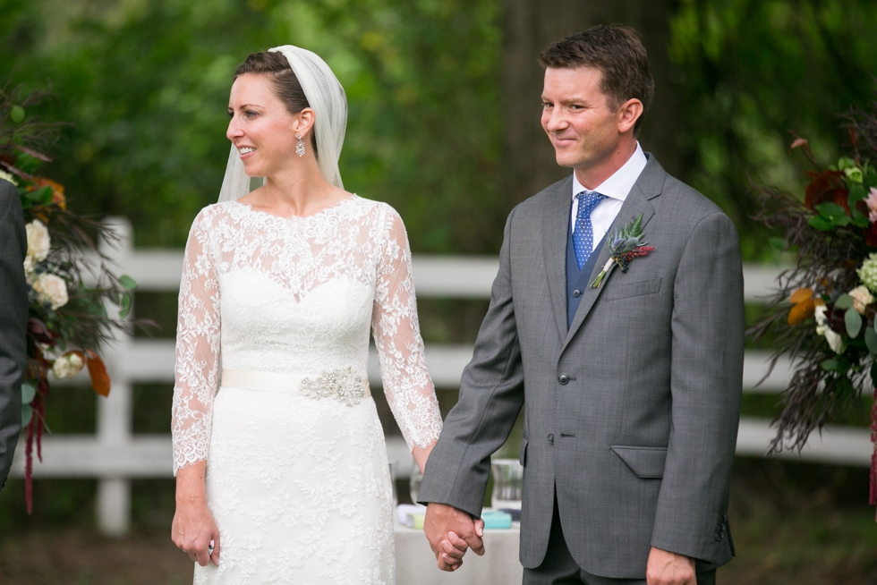 Outdoor Ranch Ceremony - Philadelphia Farm Wedding Photography