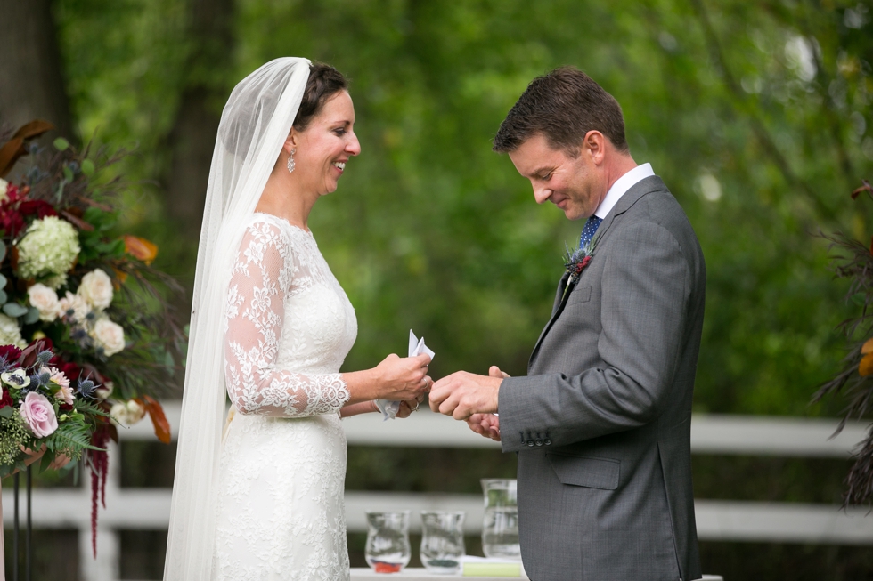 Outdoor Ranch Ceremony - Philadelphia Farm Wedding Photography