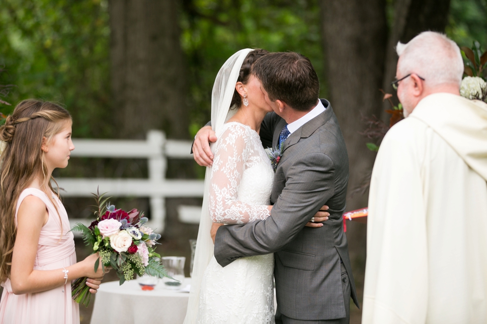 Outdoor Ranch Ceremony - Philadelphia Farm Wedding Photography