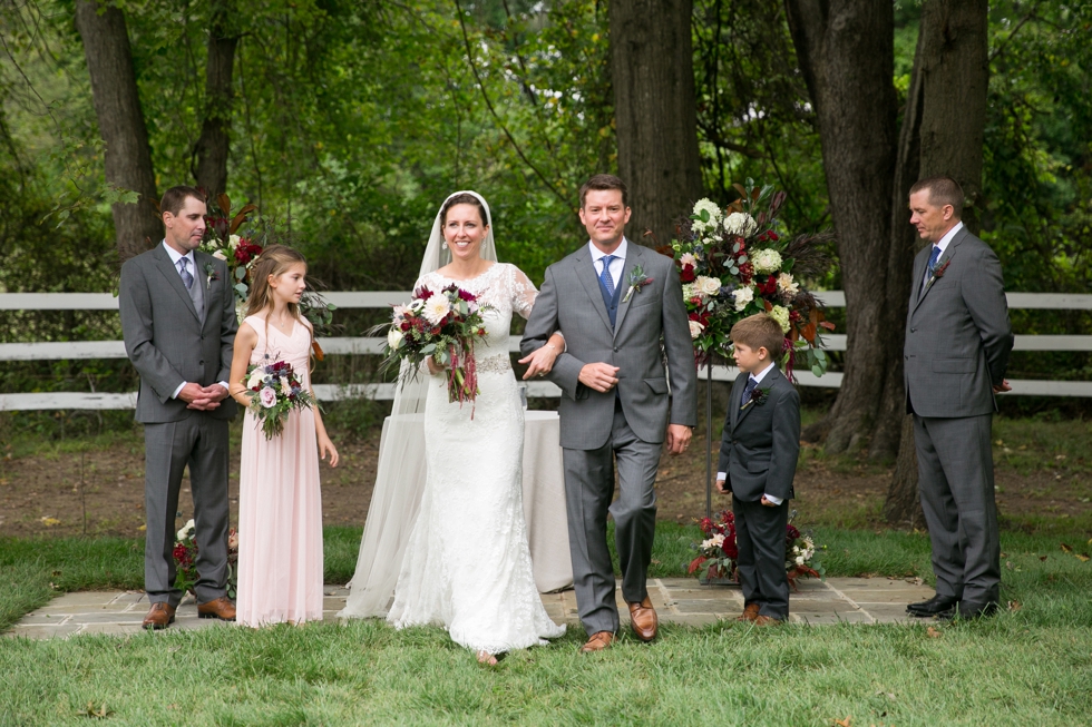 Outdoor Ranch Ceremony - Philadelphia Farm Wedding Photography