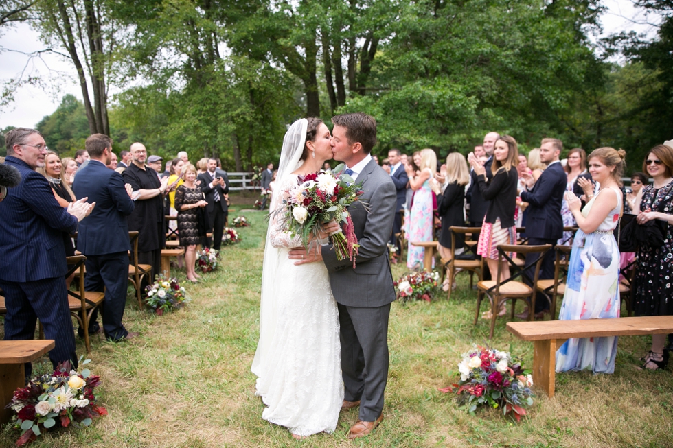 Outdoor Ranch Ceremony - Philadelphia Farm Wedding Photography