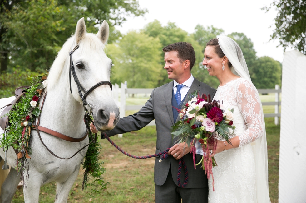 Timberlake Farm Wedding Photographer - Wedding Horse