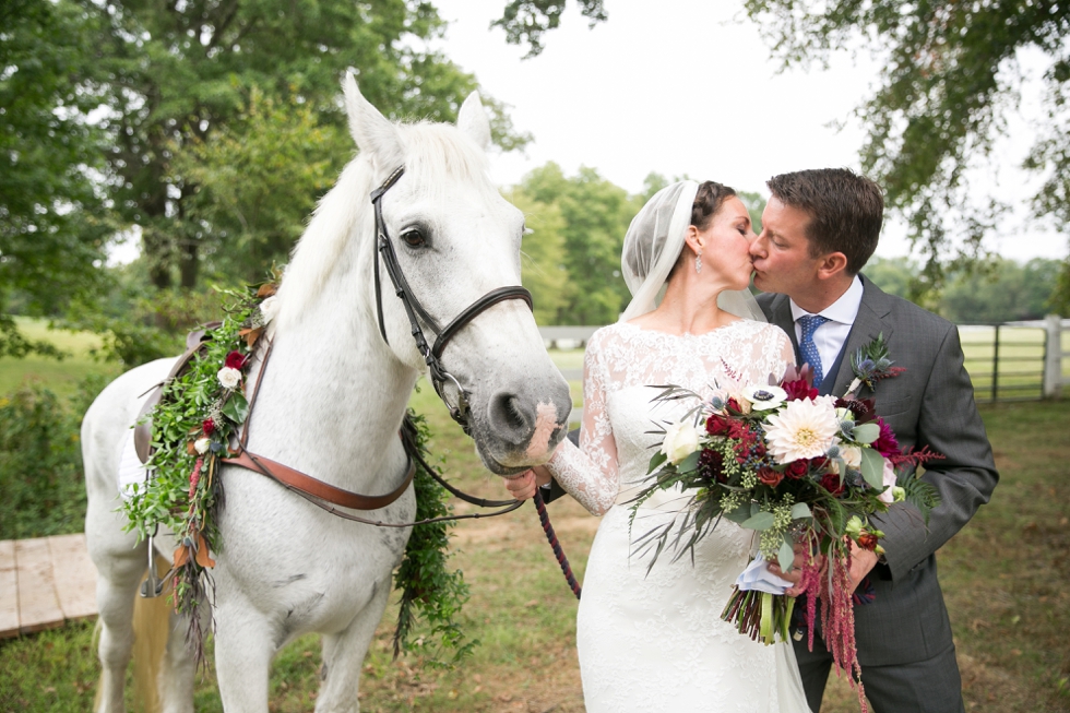 Timberlake Farm Wedding Photographer - Wedding Horse