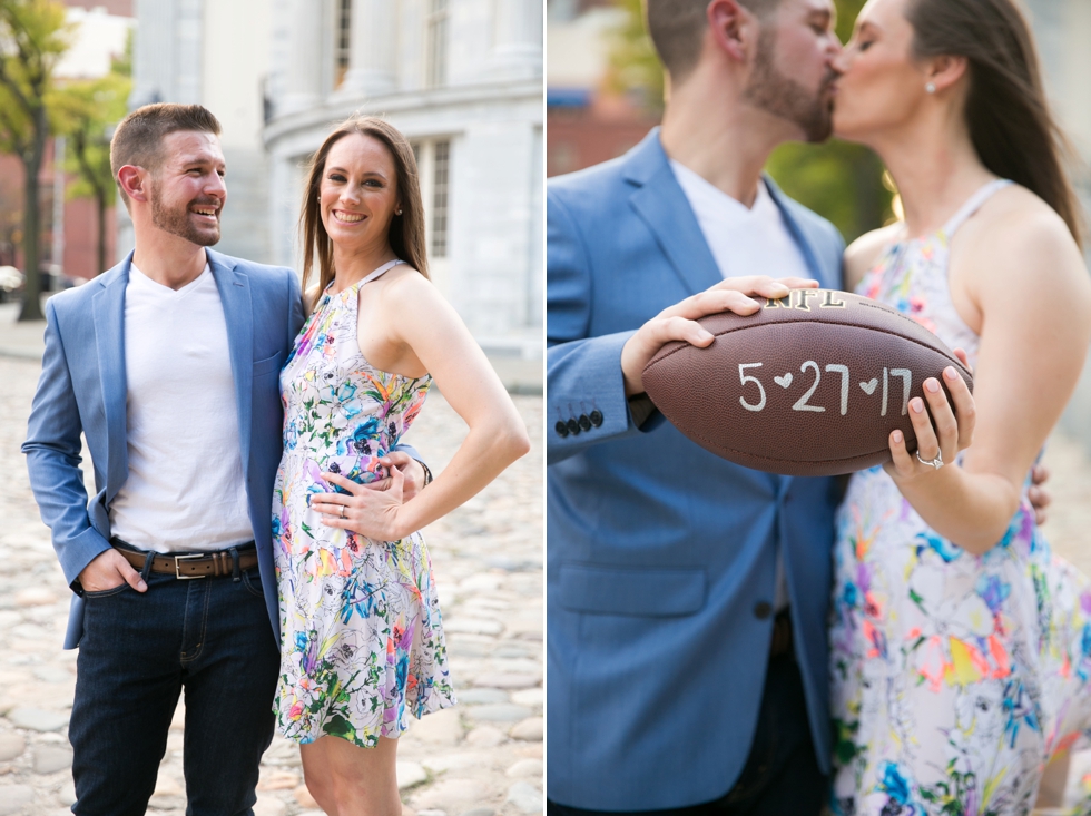 Merchant Exchange Philadelphia engagement photographer - Old City