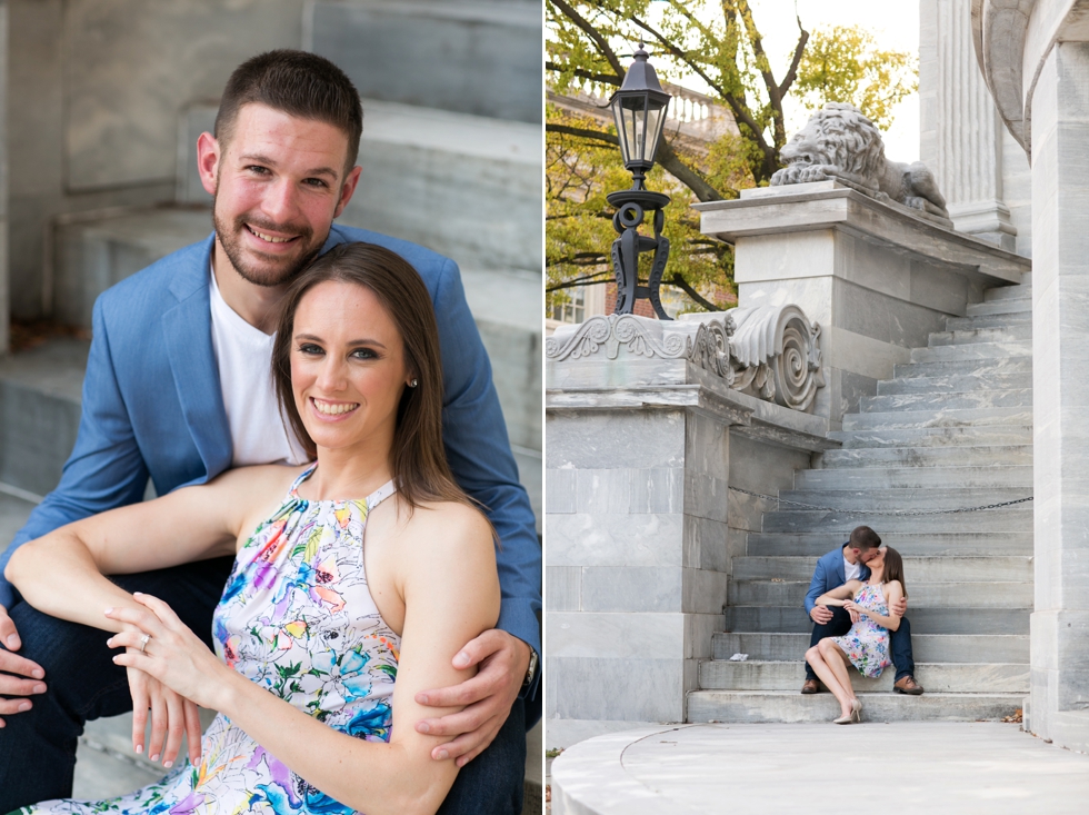 Merchant Exchange Philadelphia engagement photographer - Old City