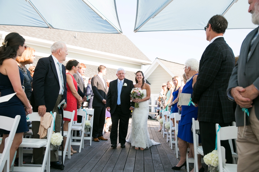 The Inn at the Chesapeake Bay Beach Club Wedding Photographs - Sunset Ballroom Ceremony