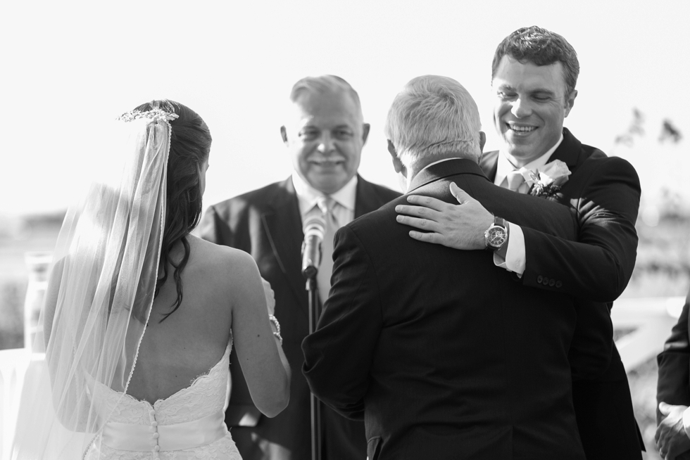 The Inn at the Chesapeake Bay Beach Club Wedding Photographs - Sunset Ballroom Ceremony