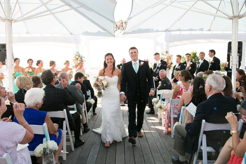 The Inn at the Chesapeake Bay Beach Club Wedding Photographs - Sunset Ballroom Ceremony