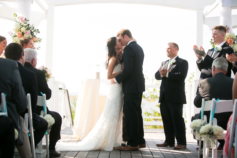 The Inn at the Chesapeake Bay Beach Club Wedding Photographs - Sunset Ballroom Ceremony