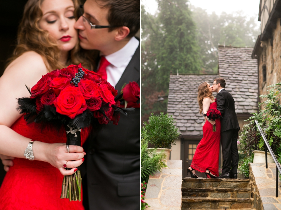 Traveling Bucks County wedding photographers - Indoor Rainy Wedding