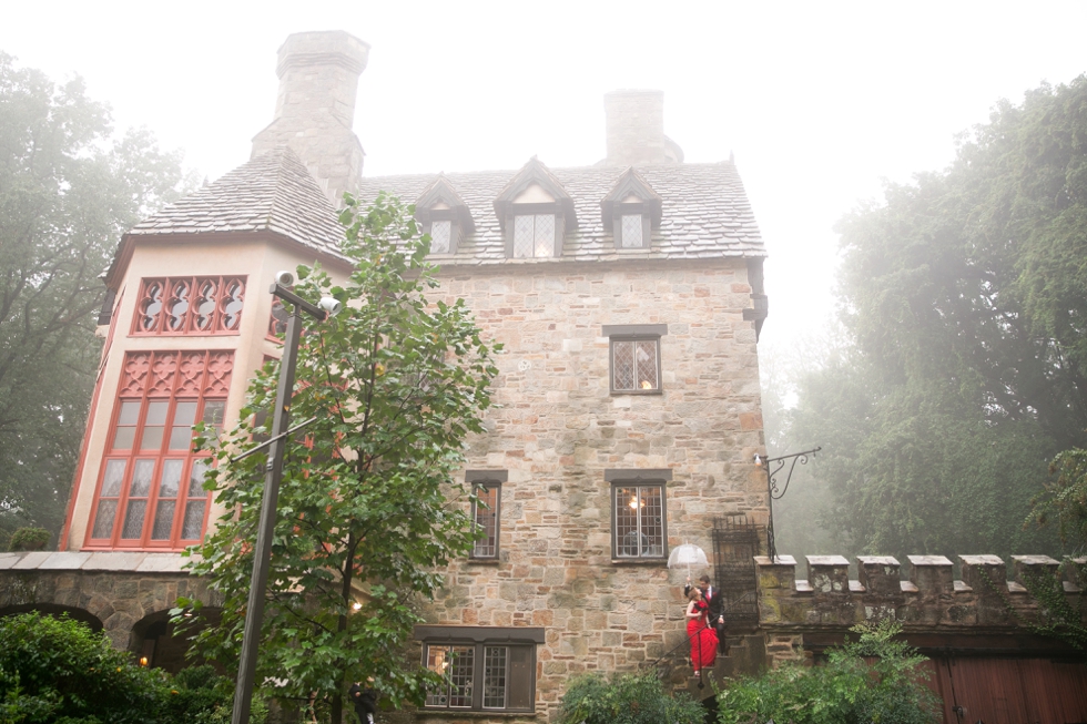 Traveling Bucks County wedding photographers - Indoor Rainy Wedding