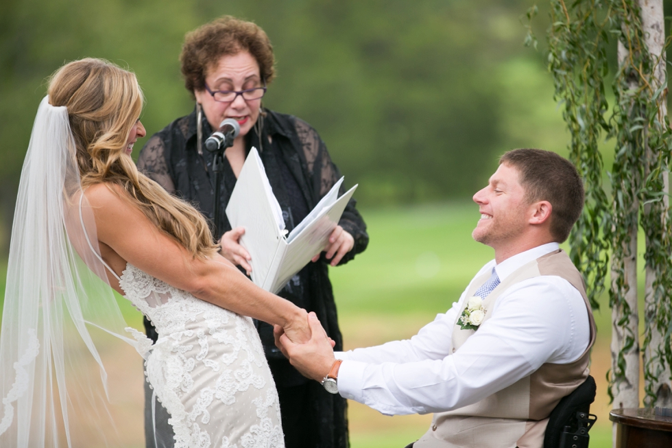 Philadelphia Wedding Photographer - Fiddlers Elbow Country Club NJ Wedding Ceremony