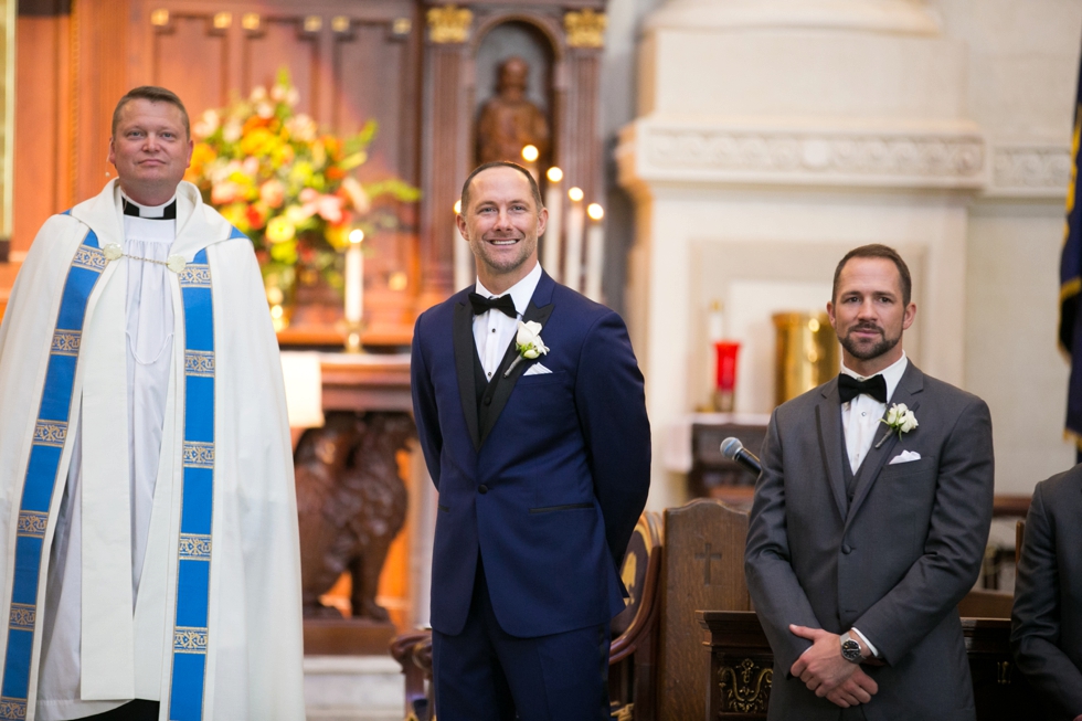 United States Naval Academy Chapel Wedding Ceremony - Jade and David Kircus 