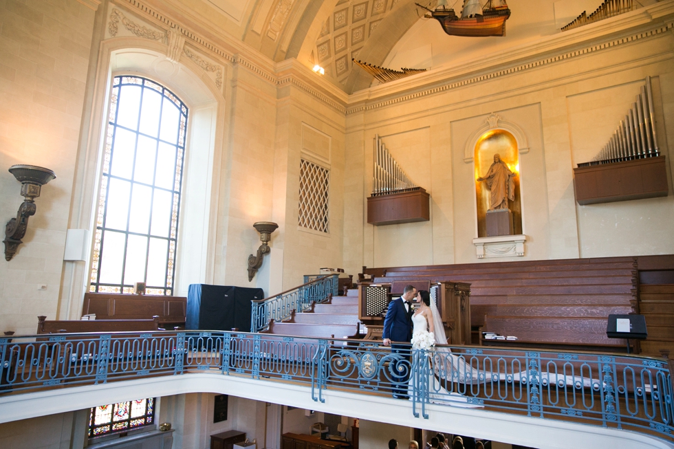 United States Naval Academy Chapel Wedding Ceremony - Jade and David Kircus 