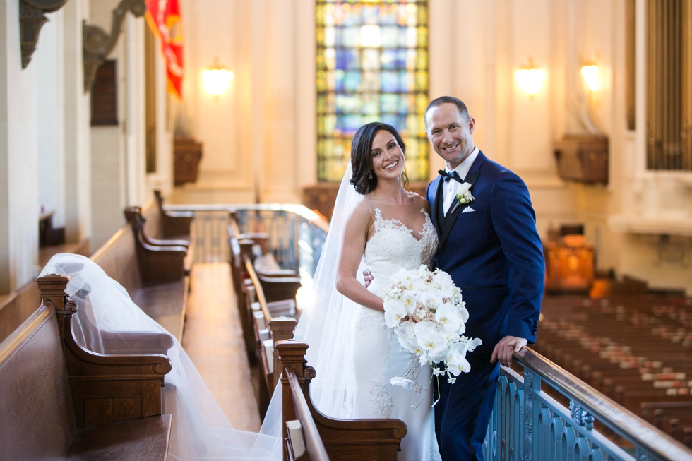 United States Naval Academy Chapel Wedding Ceremony - Jade and David Kircus 