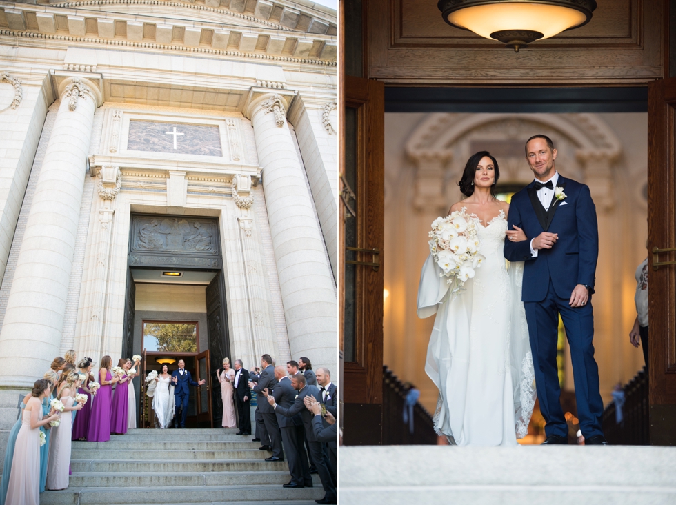 United States Naval Academy Chapel Wedding Ceremony - Jade and David Kircus 