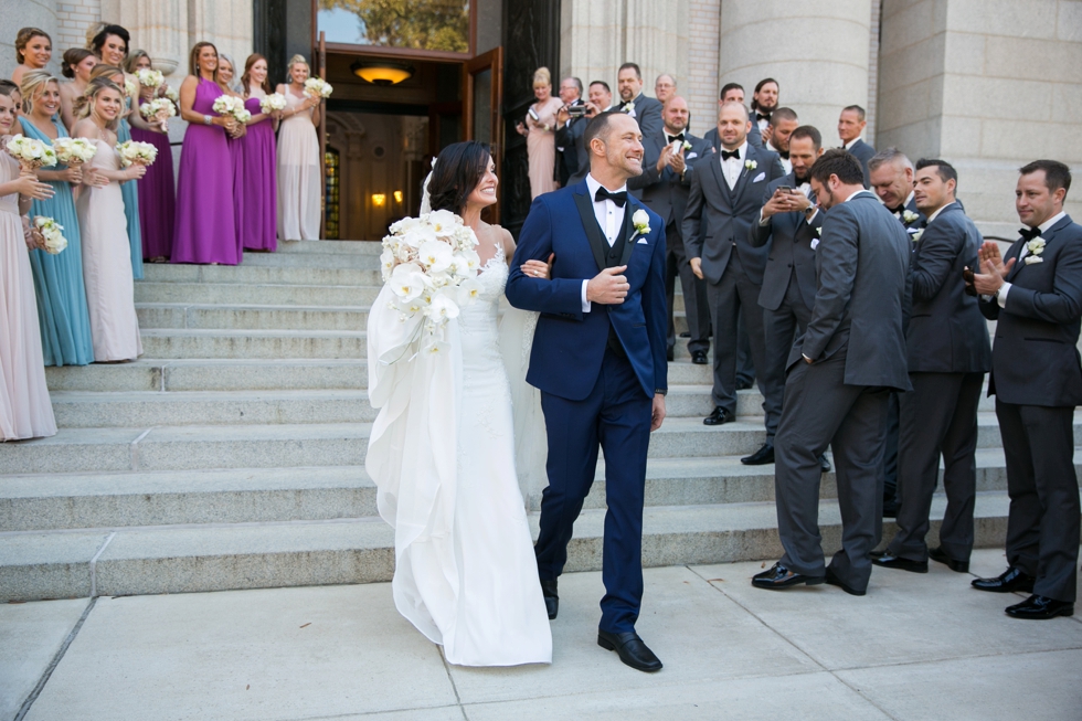 United States Naval Academy Chapel Wedding Ceremony - Jade and David Kircus 