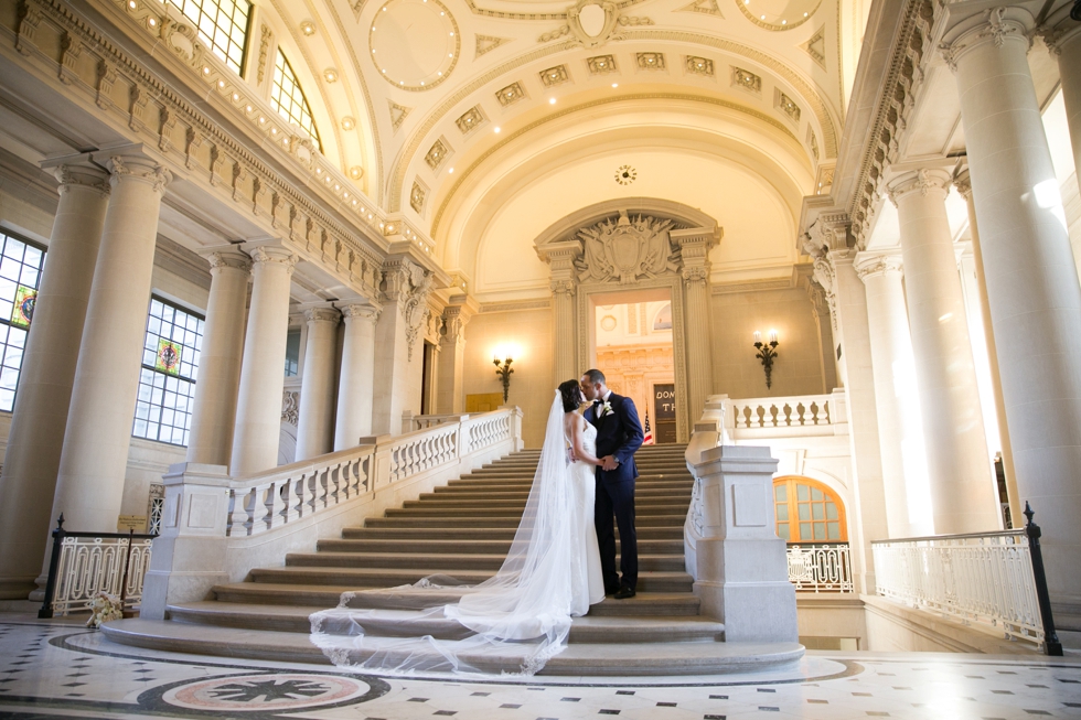 US Naval Academy Bancroft Hall rotunda - Pronovias Dress