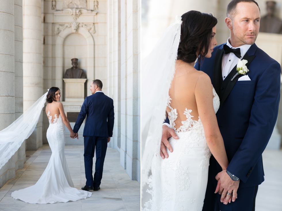 US Naval Academy Bancroft Hall - Pronovias bride