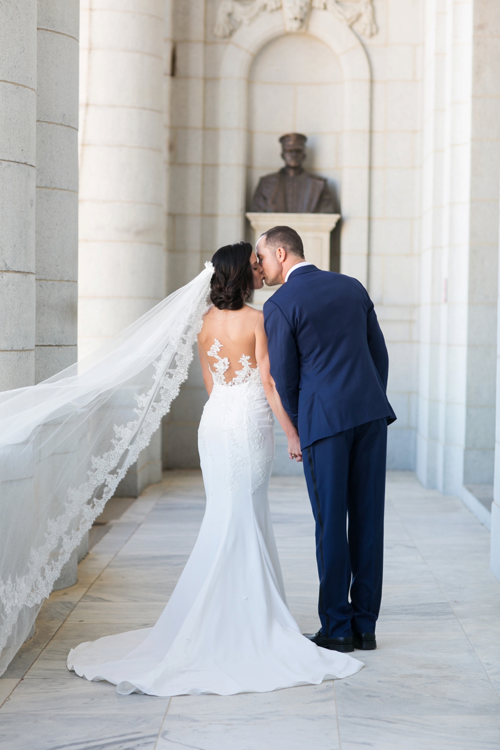 US Naval Academy Bancroft Hall - Pronovias bride